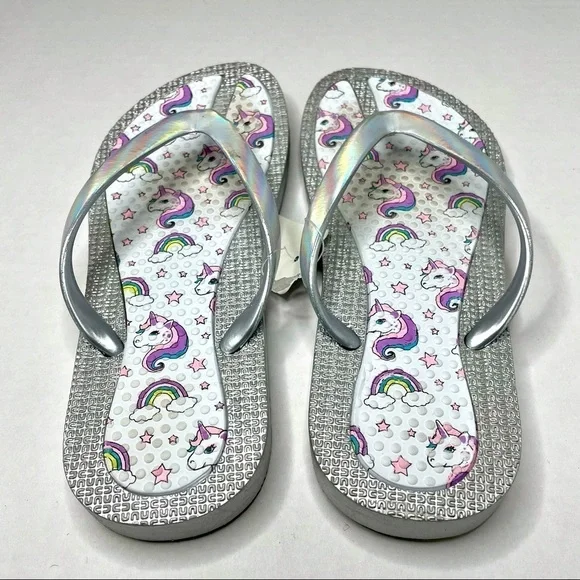 Girls Unicorn 🦄 Details Flip flops - Picture 3 of 5